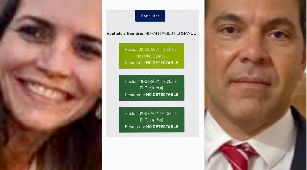 Jueces federales y personal hisopados; todos negativos