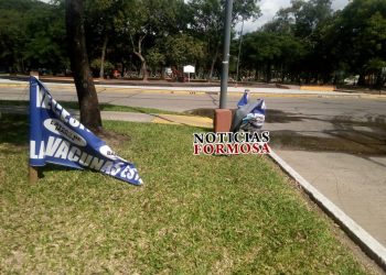 Rompieron algunos de los carteles que defienden a Gildo