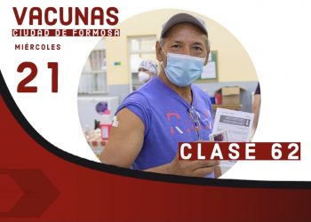 Este miércoles vacunarán a los nacidos en 1962 residentes de Formosa capital