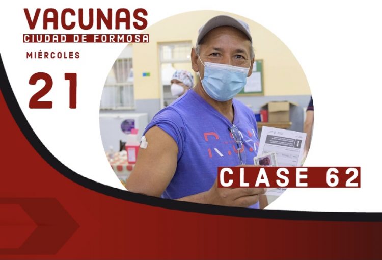 Este miércoles vacunarán a los nacidos en 1962 residentes de Formosa capital