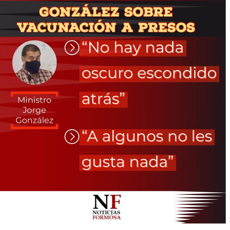 El gobierno justificó las vacunas para presos