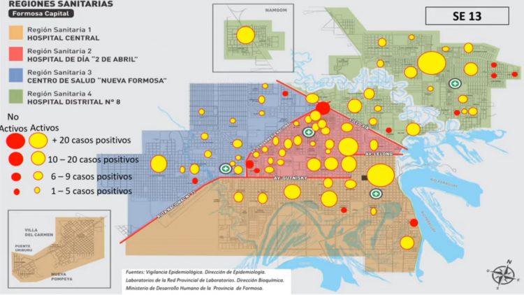 Formosa reporta 4 decesos y 57 nuevos casos positivos en las últimas 24 horas