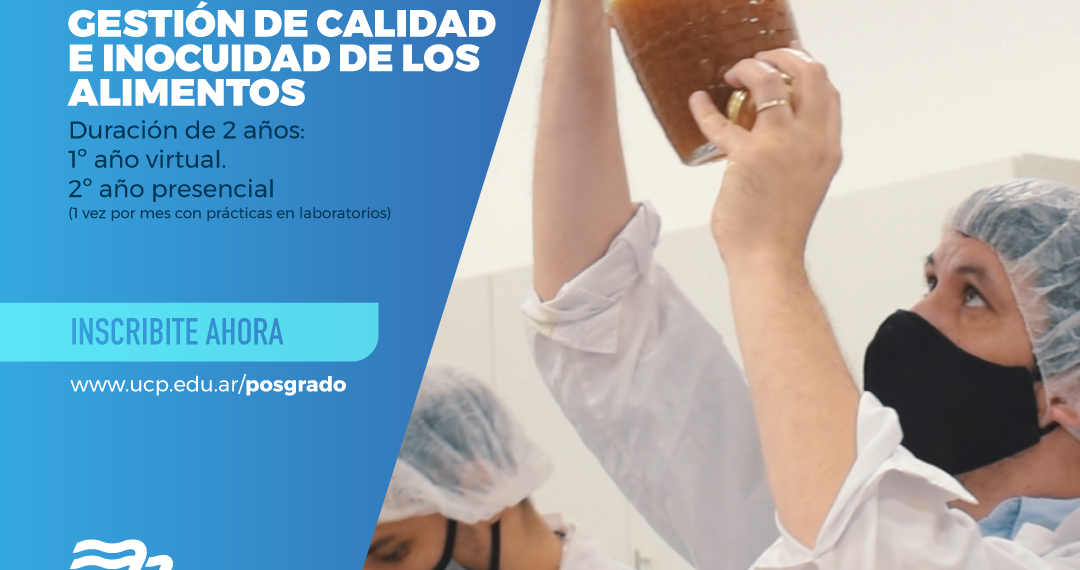 La Universidad de la Cuenca del Plata lanza la Especialización en Gestión de Calidad e Inocuidad de Alimentos