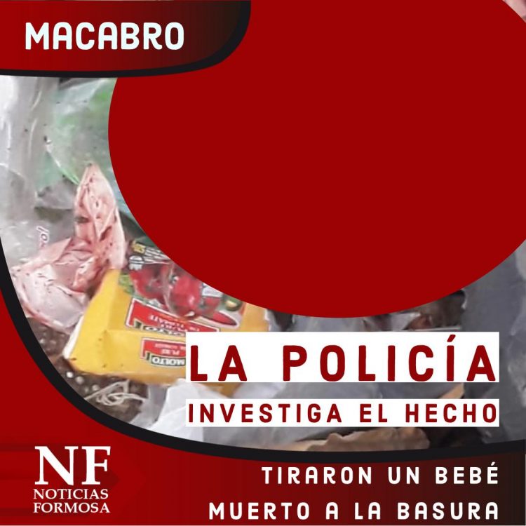 Hallaron restos de un recién nacido que tiraron a la basura
