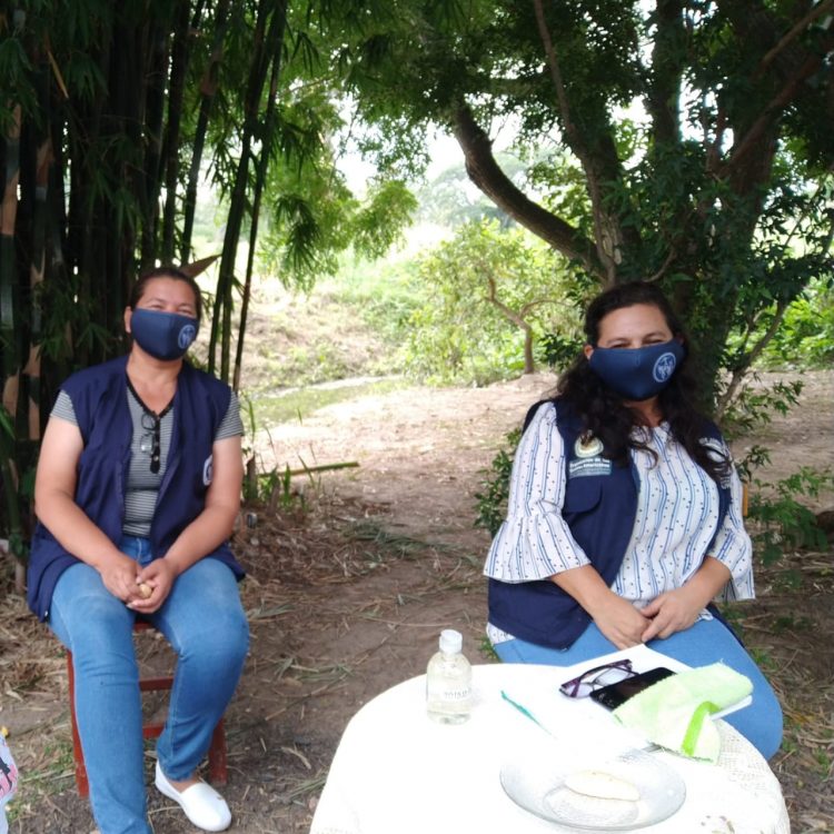 Facilitadores judiciales trabajan con los vecinos para el cumplimiento de medidas sanitarias y restricciones vigentes