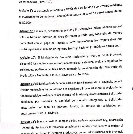 «Gildo demoró un año en aplicar las medidas que propusimos en el inicio de la pandemia » dijo Zárate