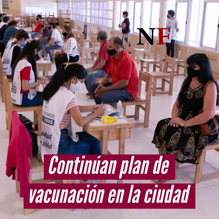 Avanza la campaña de vacunación contra el covid19 en Formosa capital y Clorinda