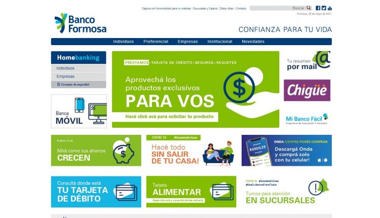Banco Formosa acentúa sus servicios online para que no necesites ir al banco