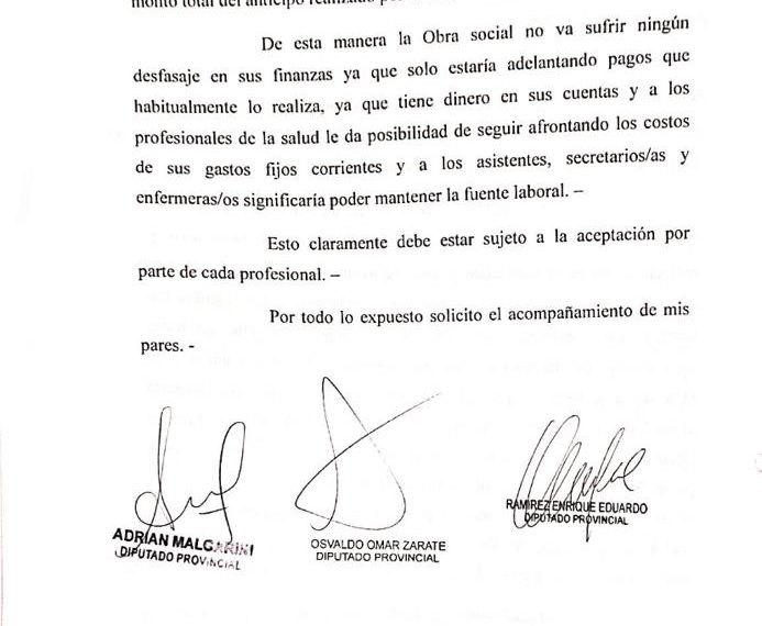 «Gildo demoró un año en aplicar las medidas que propusimos en el inicio de la pandemia » dijo Zárate