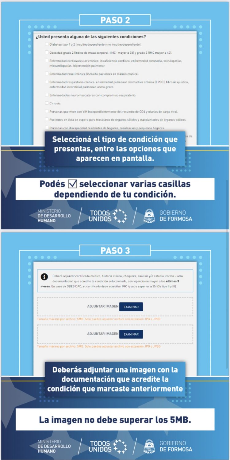 La lista de factores de riesgo contemplados para vacunación de clases 1970 a 1980