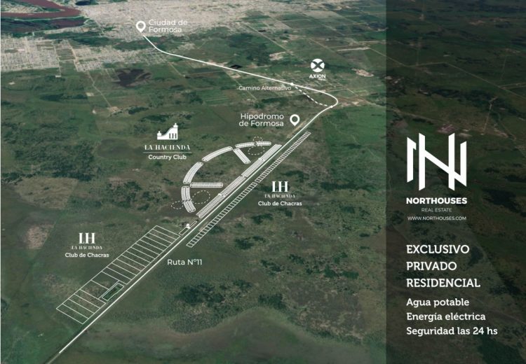 Comenzó preventa, «con precio promocional lanzamiento», de lotes y chacras del primer country de inversión formoseña