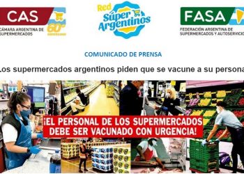 Supermercadistas le pidieron a Carla Vizzotti «vacunación con urgencia» para el personal considerado esencial