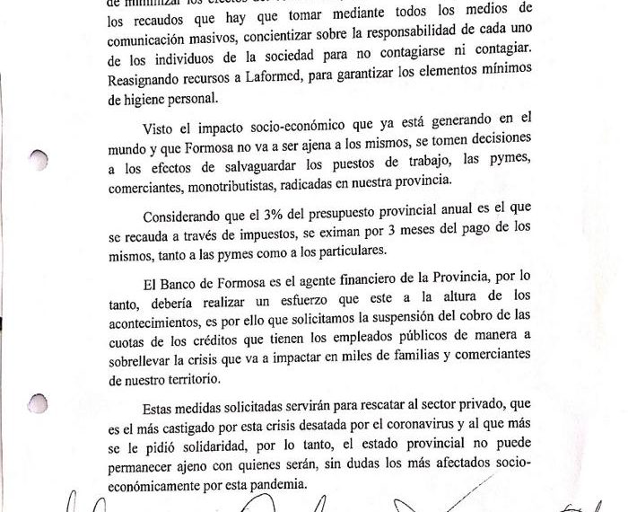 «Gildo demoró un año en aplicar las medidas que propusimos en el inicio de la pandemia » dijo Zárate