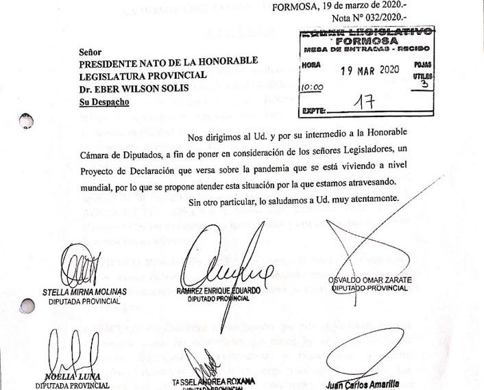 «Gildo demoró un año en aplicar las medidas que propusimos en el inicio de la pandemia » dijo Zárate