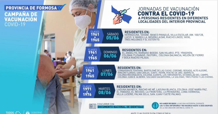Avanza en capital e interior la campaña de vacunación contra el coronavirus