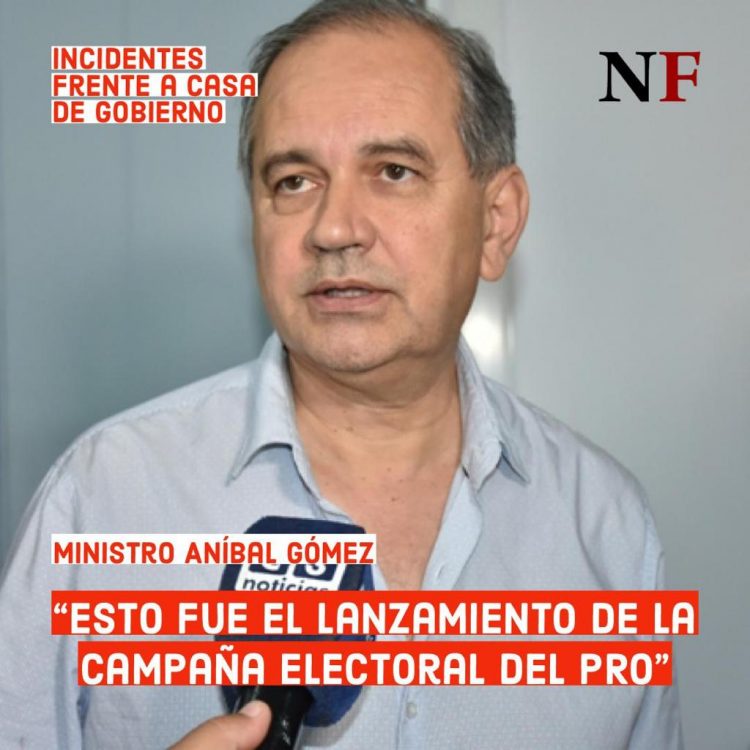Gómez: “Esto fue el lanzamiento de la campaña electoral del PRO”