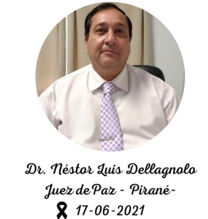 Falleció por covid-19 el juez de Paz de Pirané, Néstor Luis Dellagnolo