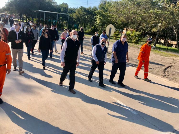 Quedó inaugurado el pavimento interno de la Universidad de Formosa