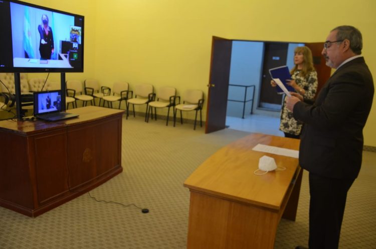 La Dra. Mercedes Montiel juró como nueva jueza de Paz de Pirané