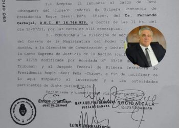Carbajal renunció al cargo de juez: ¿ya está listo para candidato de Cambiemos?