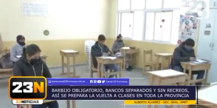 Vuelta a clases: grupos reducidos de estudiantes, sistema de burbujas y sin recreos