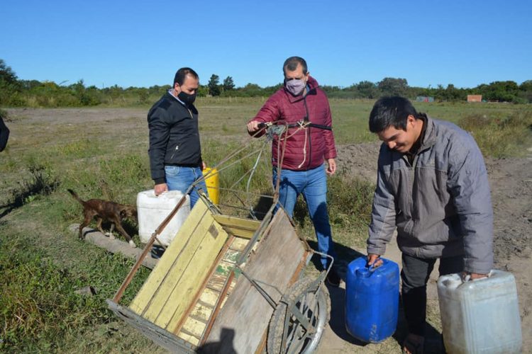 Lote 73: Preocupa al concejal Olivera que vecinos “tomen agua de una represa”