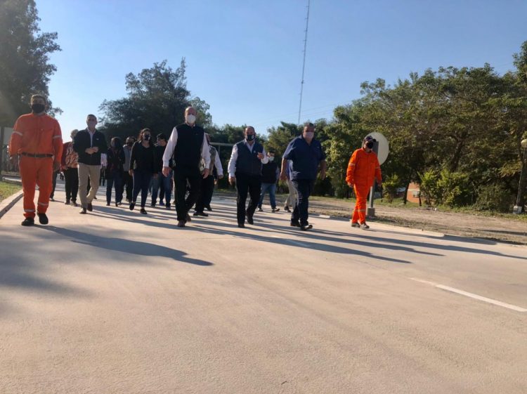 Quedó inaugurado el pavimento interno de la Universidad de Formosa