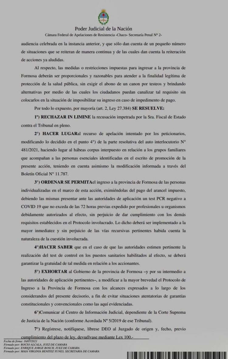 Otro fallo contra Gildo: trabajadores esenciales y sus familias no deberán abonar los $ 5 mil