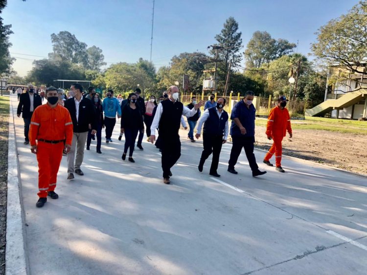 Quedó inaugurado el pavimento interno de la Universidad de Formosa