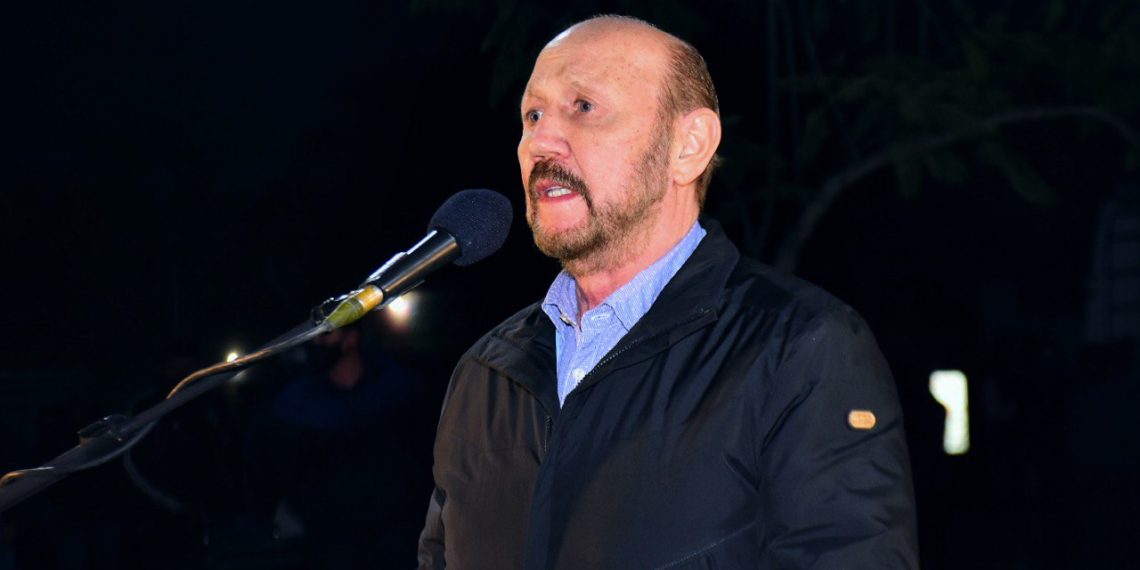 Insfrán inauguró obras en Juárez y se quejó de los medios porteños cizañeros