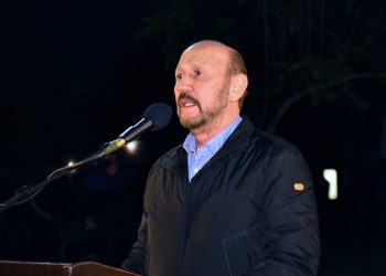 Insfrán inauguró obras en Juárez y se quejó de los medios porteños cizañeros