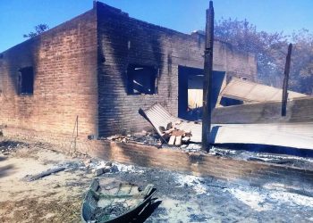 Herradura: Un octogenario mató a su mujer, a su hijo y se suicidó incendiando la casa