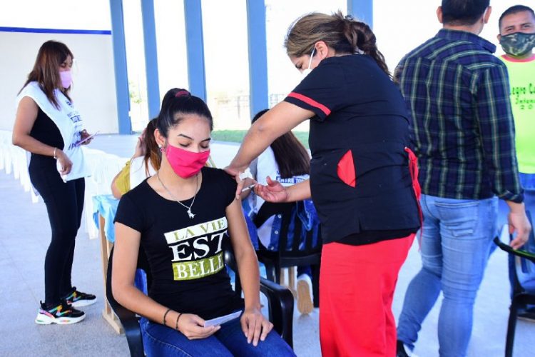 Formosa a poco de tener inmunizada a la totalidad de la población mayor de 18 años con una dosis