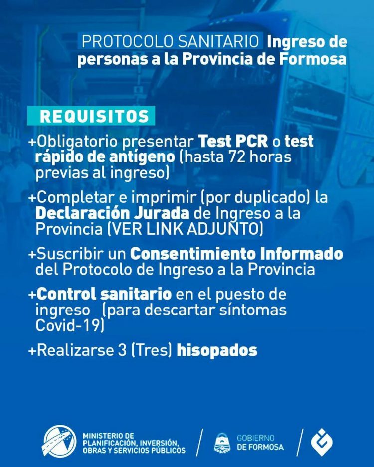 Si vas a viajar, tené en cuenta estos protocolos para viajeros