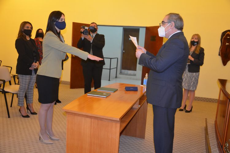 El STJ tomó juramento a la nueva secretaria de la Cámara Primera en lo Criminal
