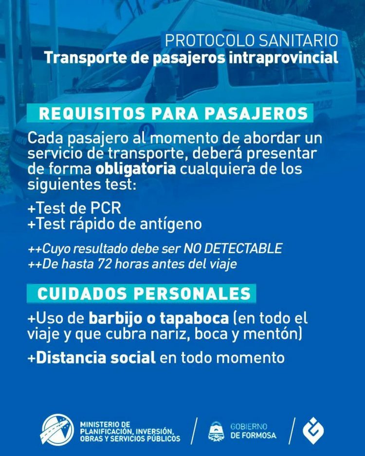 Si vas a viajar, tené en cuenta estos protocolos para viajeros