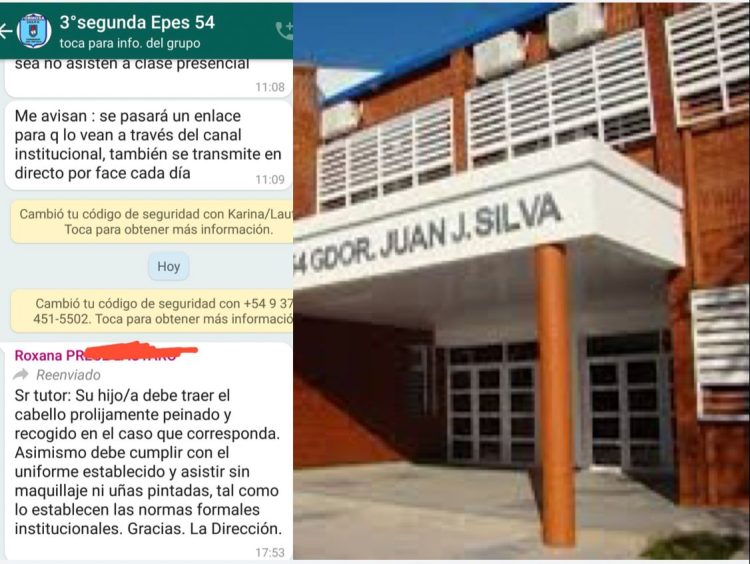 Las instrucciones de la EPES 54: señores con pelo corto y recogido