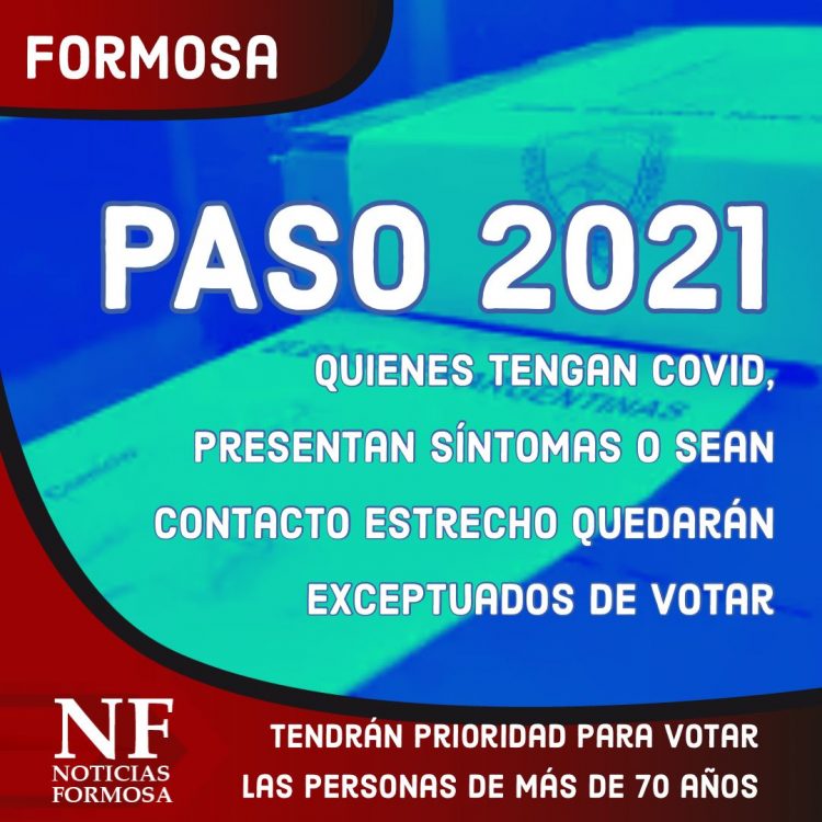 En Formosa, también restringirán el derecho a voto de casos positivos o contactos