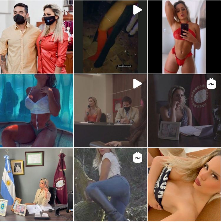 Concejala hot e influencer salteña distinguió a Lázaro Caballero