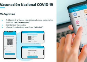 La credencial digital Mi Argentina será el documento oficial de vacunación para presentar fuera del país