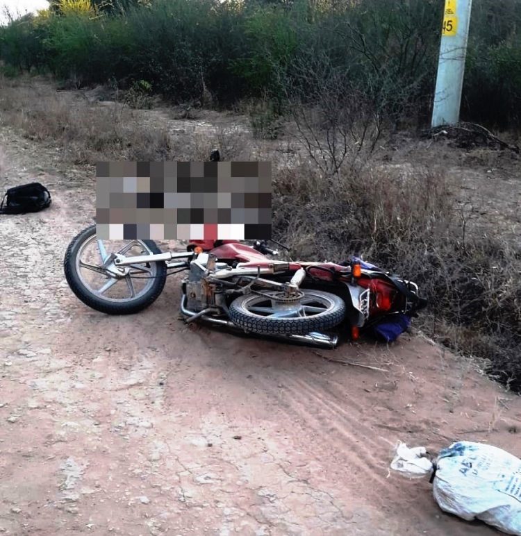 Laguna Yema: Un hombre de 53 años cayó de su moto y murió