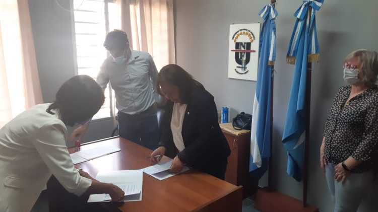 Convenio entre Unitán y Unaf permitirá a becario afianzar conocimientos