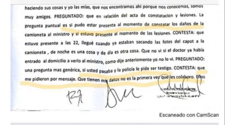 El cuestionado testigo de la Policía: “Casi siempre estuve en el lugar de los hechos”
