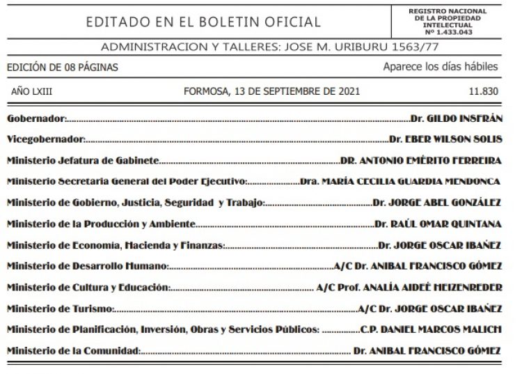 Hoy, acto de asunción en ministerios