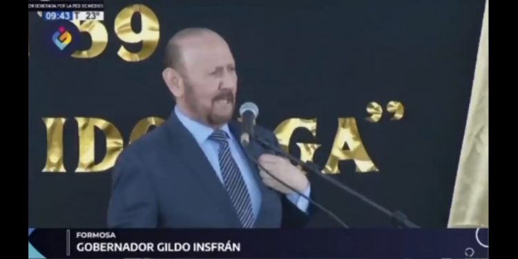 Insfrán: “Nuestra oposición es delirante, imbécil”