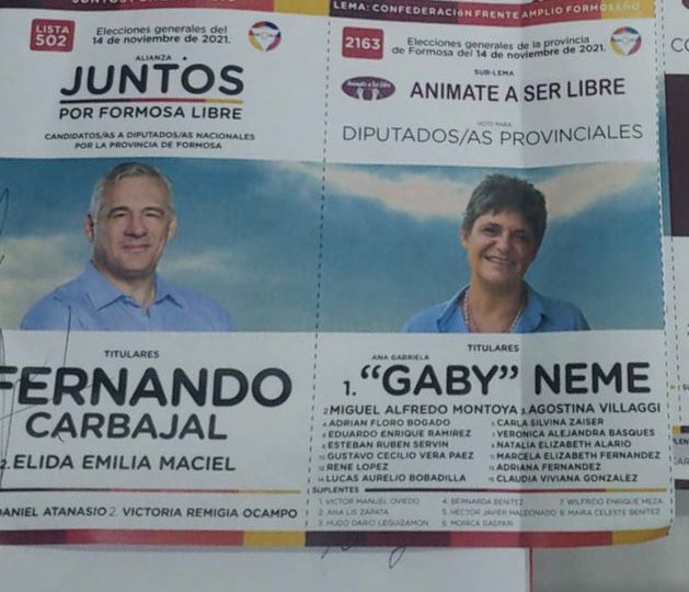Las boletas qua vas a encontrar en el cuarto oscuro el 14 de noviembre