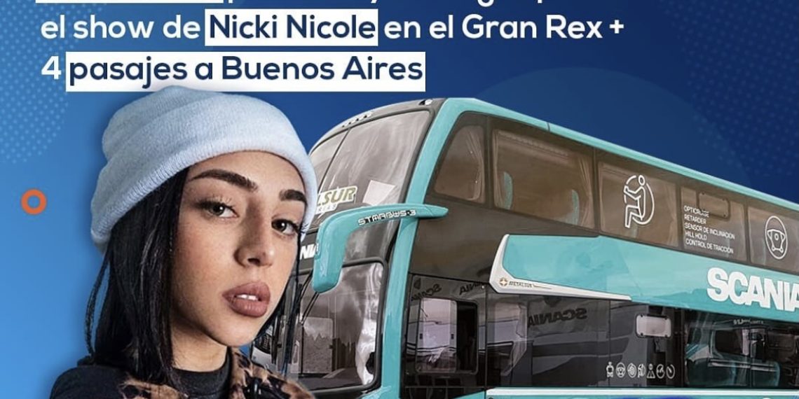 Ramiro sortea entradas para ver recital en Buenos Aires, pero no incluye alojamiento