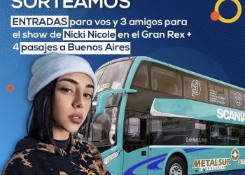 Ramiro sortea entradas para ver recital en Buenos Aires, pero no incluye alojamiento