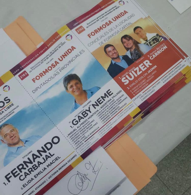 Las boletas qua vas a encontrar en el cuarto oscuro el 14 de noviembre