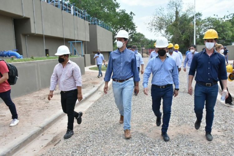 El Vicegobernador inauguró la nueva planta potabilizadora de agua de Ingeniero Juárez